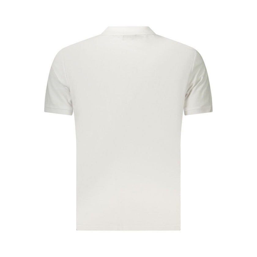 U.S. Grand Polo Weißes Herren-Poloshirt aus Baumwolle