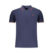 U.S. Grand Polo Blaues Baumwoll-Poloshirt für Herren