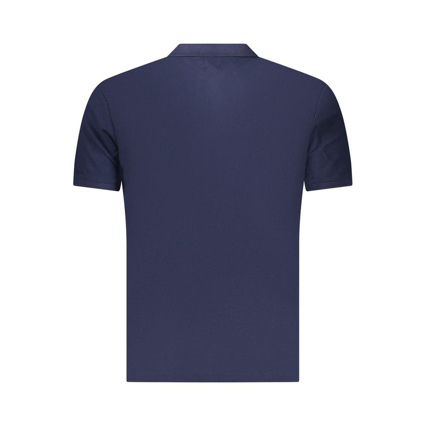 U.S. Grand Polo Blaues Baumwoll-Poloshirt für Herren
