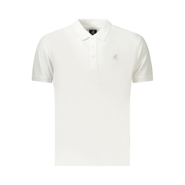 U.S. Grand Polo Baumwoll-Poloshirt in Weiß
