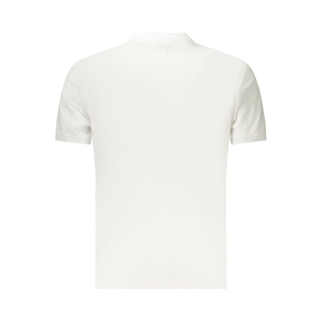 U.S. Grand Polo Baumwoll-Poloshirt in Weiß