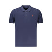 U.S. Grand Polo Blaues Herren-Poloshirt aus Baumwolle