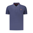 U.S. Grand Polo Blaues Baumwoll-Poloshirt für Herren