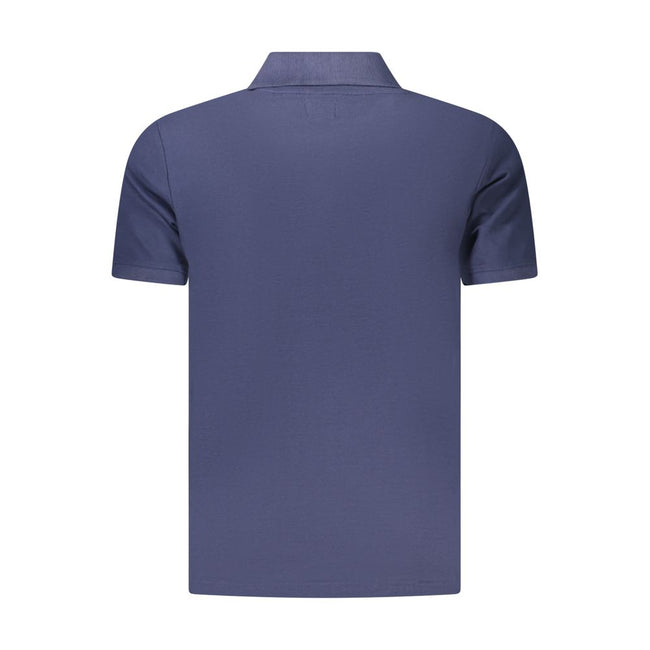 U.S. Grand Polo Blaues Baumwoll-Poloshirt für Herren