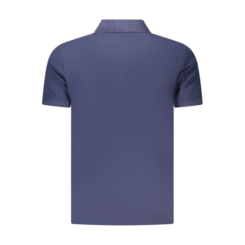 U.S. Grand Polo Blaues Baumwoll-Poloshirt für Herren
