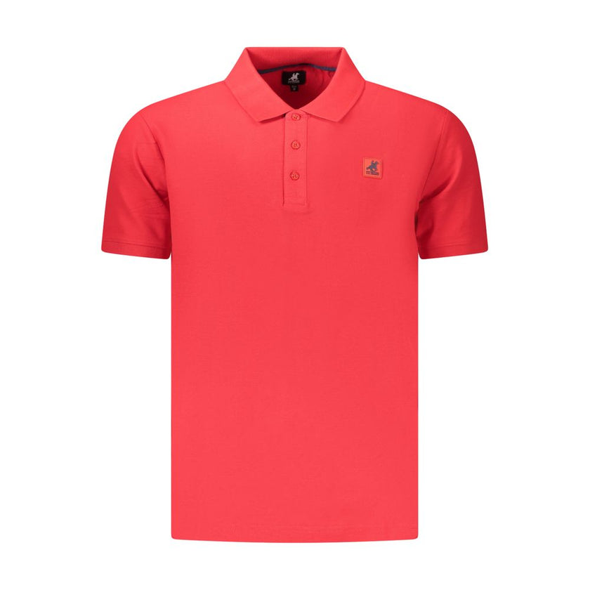 U.S. Grand Polo Rotes Herren-Poloshirt aus Baumwolle
