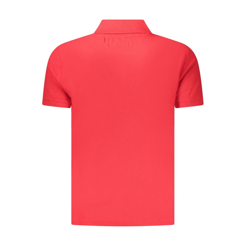 U.S. Grand Polo Rotes Herren-Poloshirt aus Baumwolle