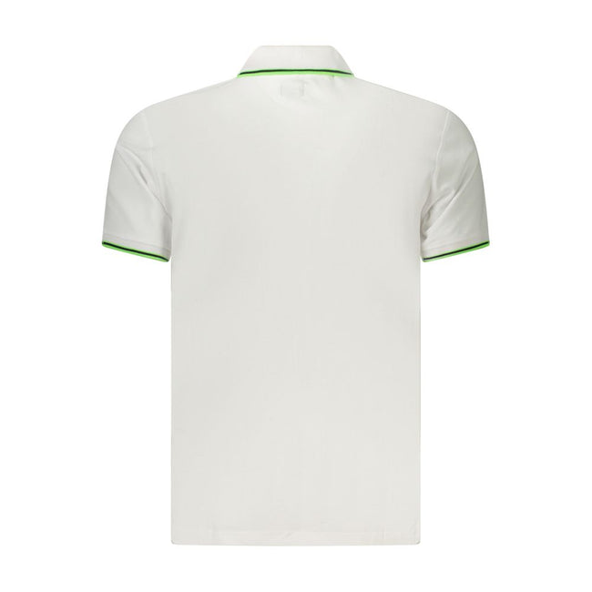 U.S. Grand Polo Weißes Herren-Poloshirt aus Baumwolle