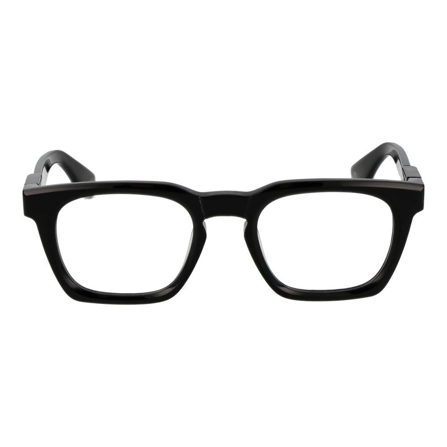 Police glasses with black cellulose acetate frames