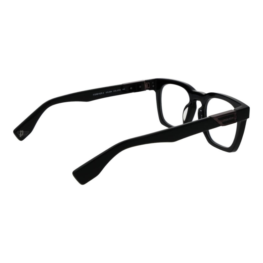 Police Brille mit schwarzen Cellulose-Acetat-Gestellen