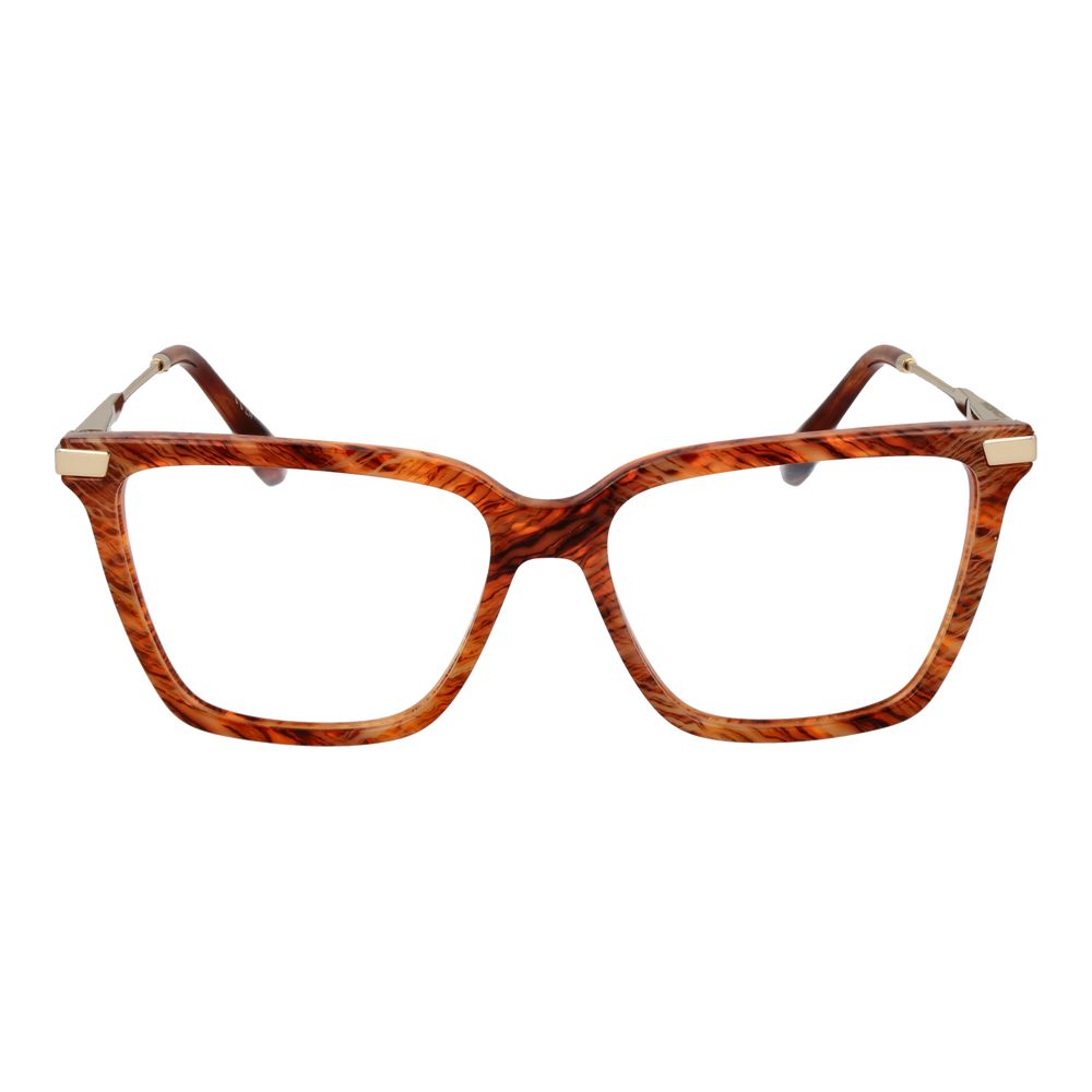Victoria Beckham Honigfarbene Metall- & Kunststoffbrille (Rahmen)