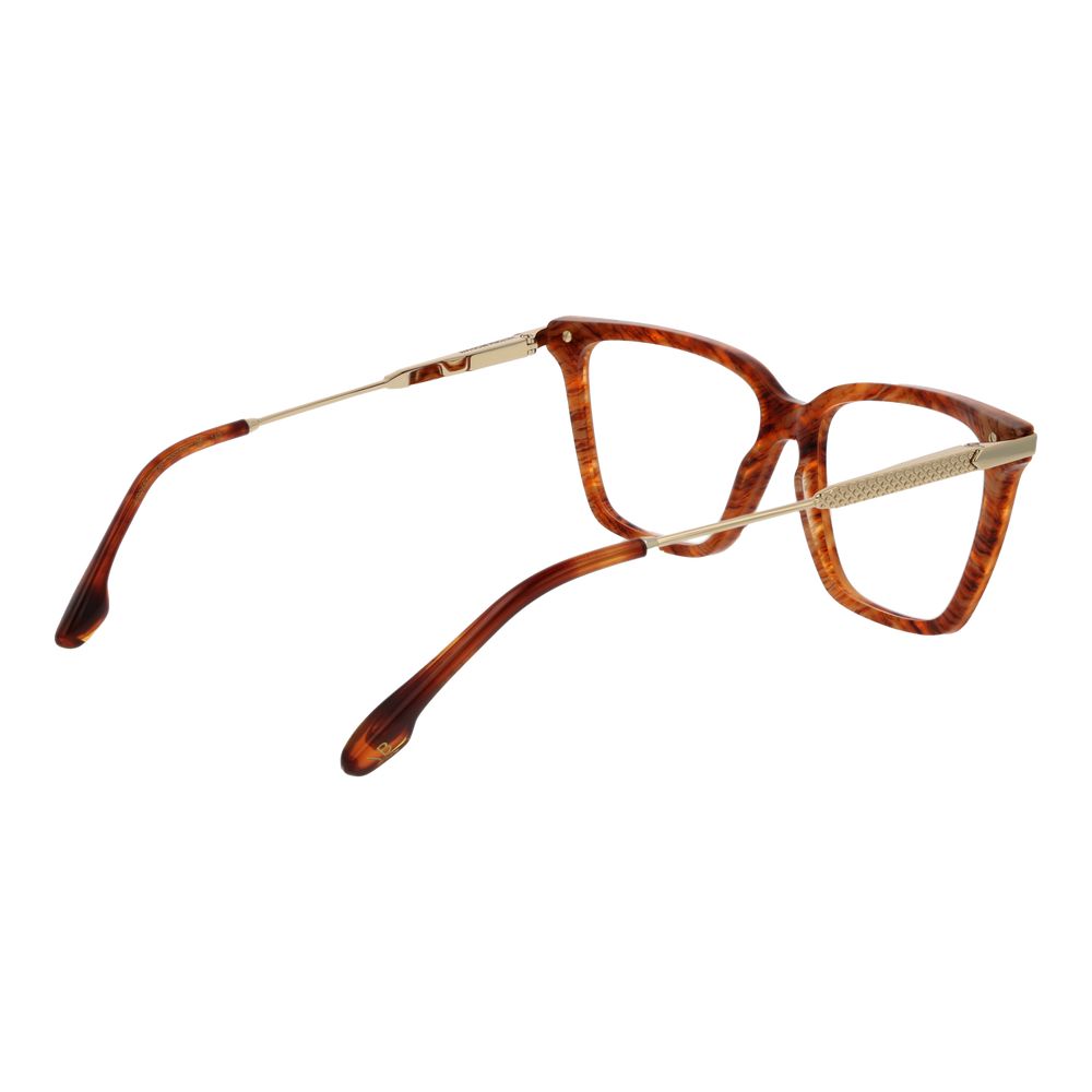 Victoria Beckham Honigfarbene Metall- & Kunststoffbrille (Rahmen)