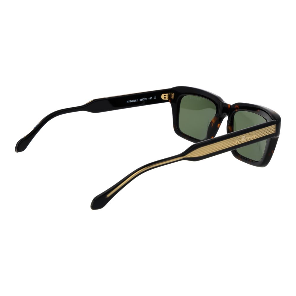 Replay Schwarze Sonnenbrille aus Acetat