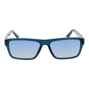 Guess blaue Sonnenbrille Herren Kunststoff rechteckig verspiegelte Gläser UV Schutz