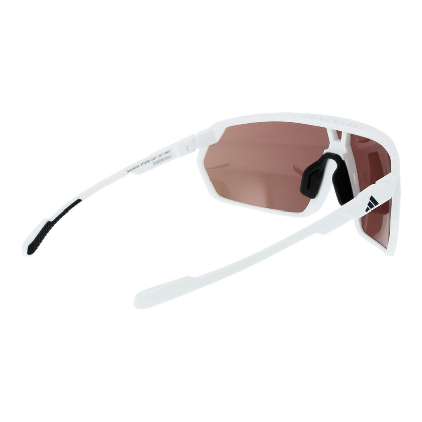 Adidas Weiße Sonnenbrille aus Kunststoff