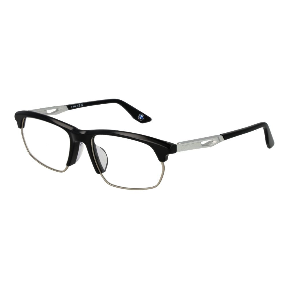 BMW Brille aus schwarzem Metall & Kunststoff (Gestell)