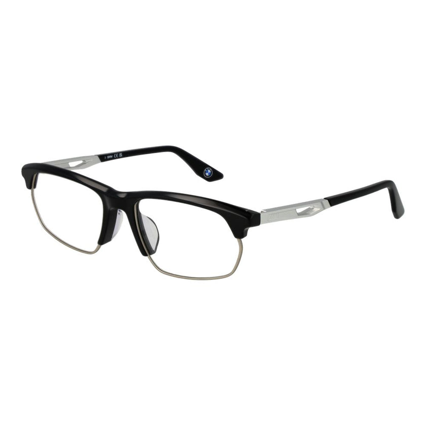 BMW Brille aus schwarzem Metall & Kunststoff (Gestell)