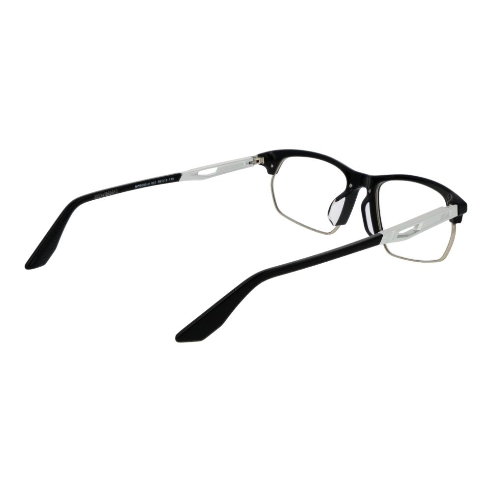 BMW Brille aus schwarzem Metall & Kunststoff (Gestell)