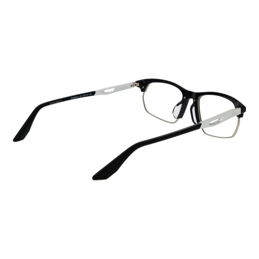 BMW Brille aus schwarzem Metall & Kunststoff (Gestell)