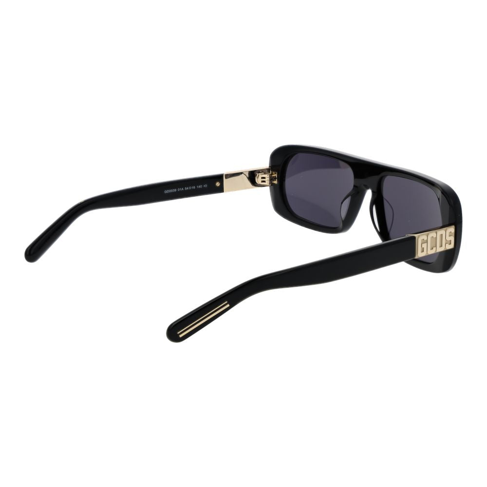 GCDS Schwarze Sonnenbrille aus Kunststoff
