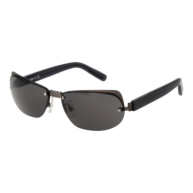 GCDS Graue Sonnenbrille aus Kunststoff