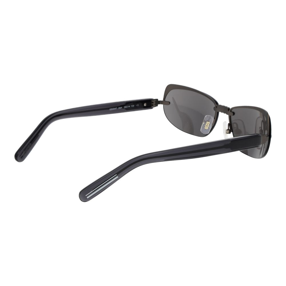 GCDS Graue Sonnenbrille aus Kunststoff