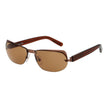 GCDS Braune Metallsonnenbrille
