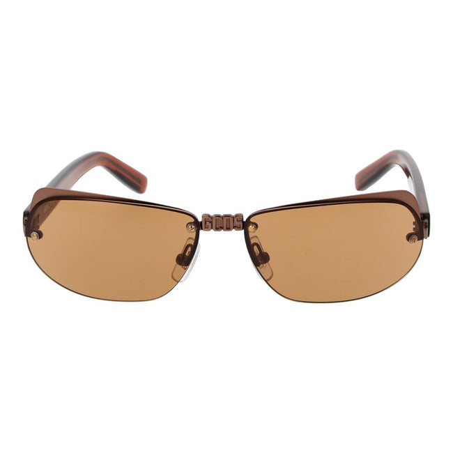 GCDS Braune Metallsonnenbrille