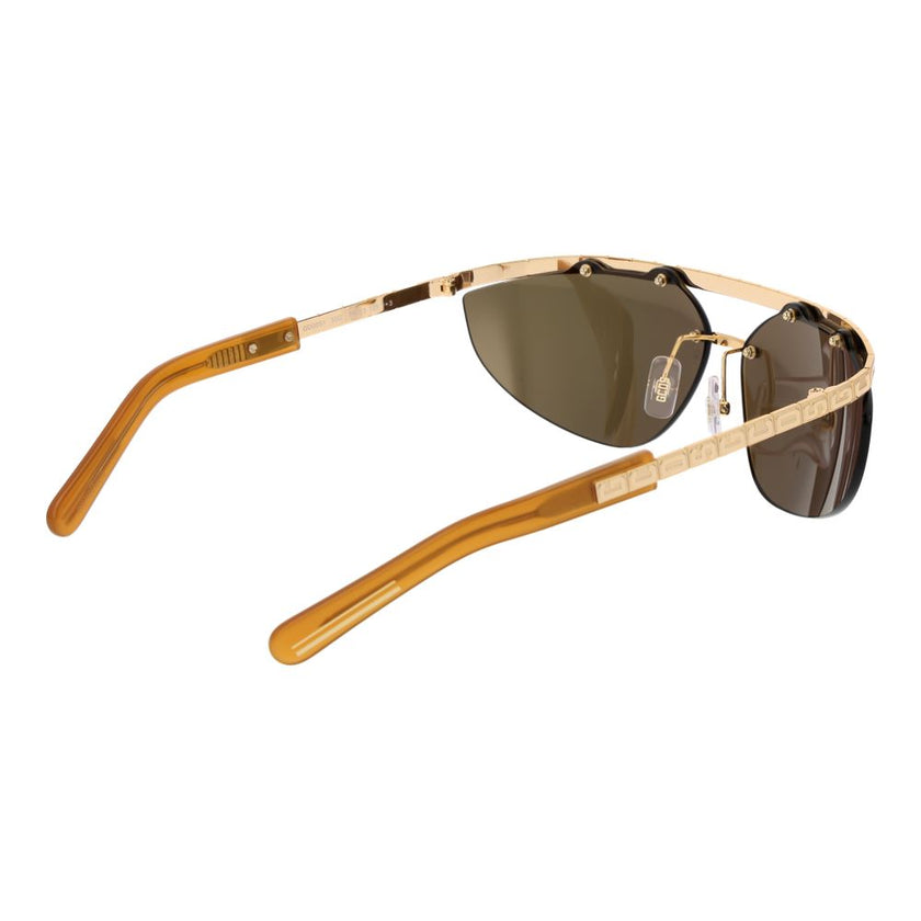 GCDS Sonnenbrille aus Goldmetall