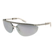 GCDS Sonnenbrille aus silbernem Metall