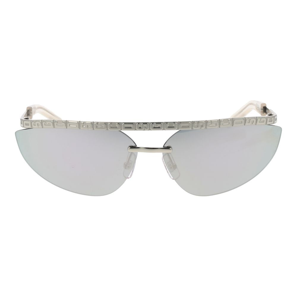 GCDS Sonnenbrille aus silbernem Metall