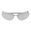 GCDS Sonnenbrille aus silbernem Metall