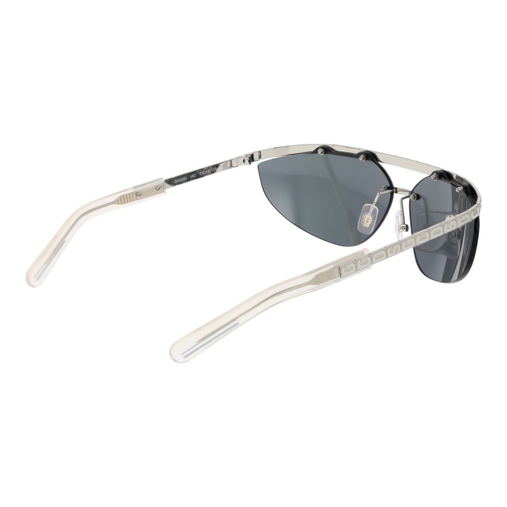 GCDS Sonnenbrille aus silbernem Metall