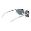 GCDS Sonnenbrille aus silbernem Metall