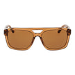 GCDS Braune Sonnenbrille aus Kunststoff