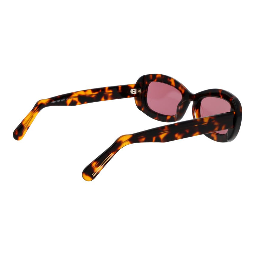 GCDS Braune Sonnenbrille aus Kunststoff