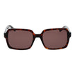 GCDS Braune Kunststoff-Sonnenbrille