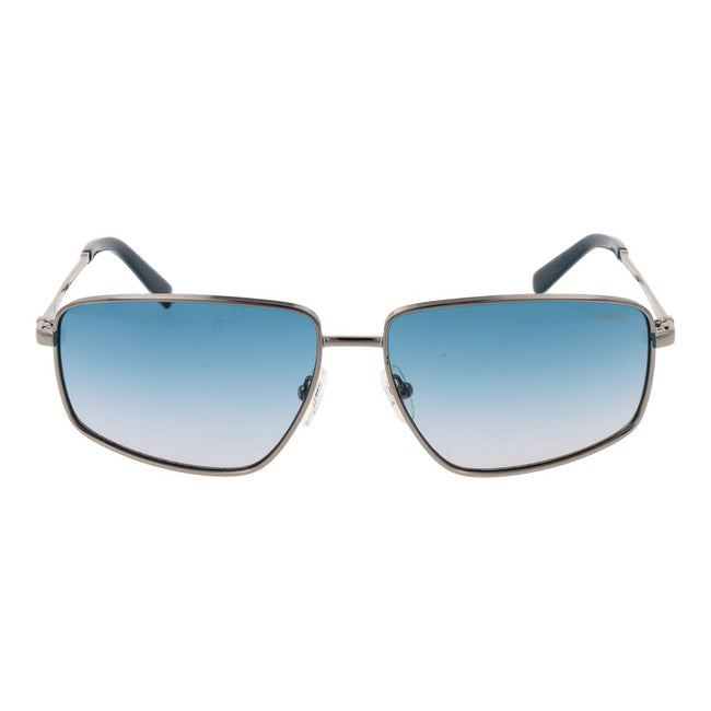Guess Sonnenbrille aus silberfarbenem Metall