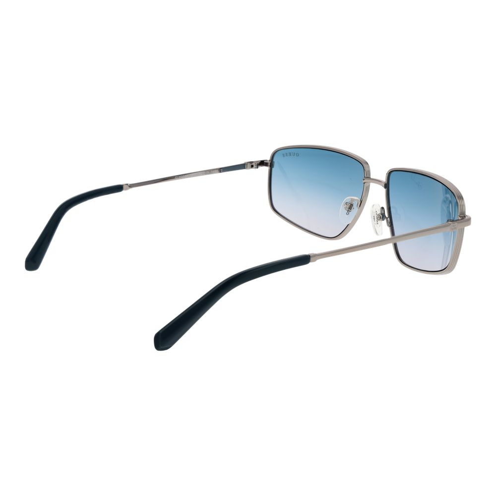 Guess sunglasses made of silver metal