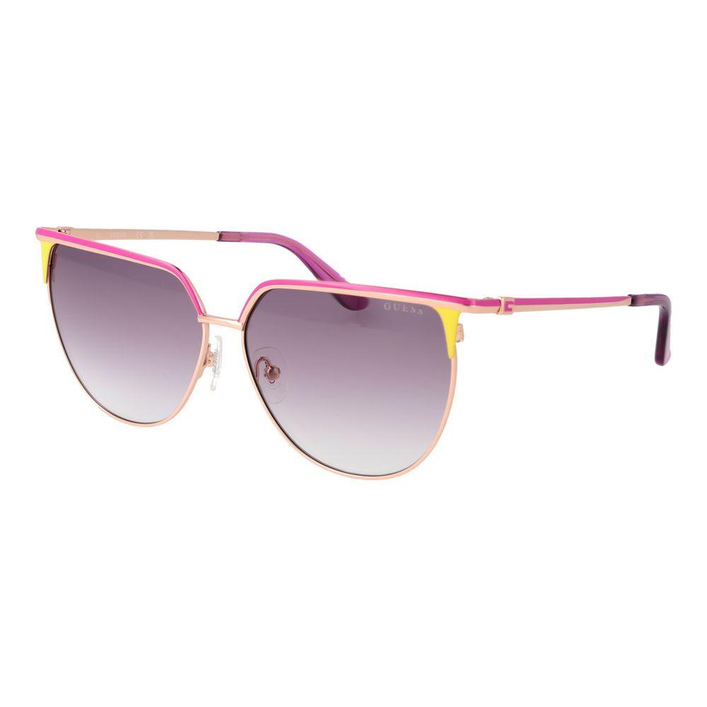 Guess Sonnenbrille aus Roségold-Metall