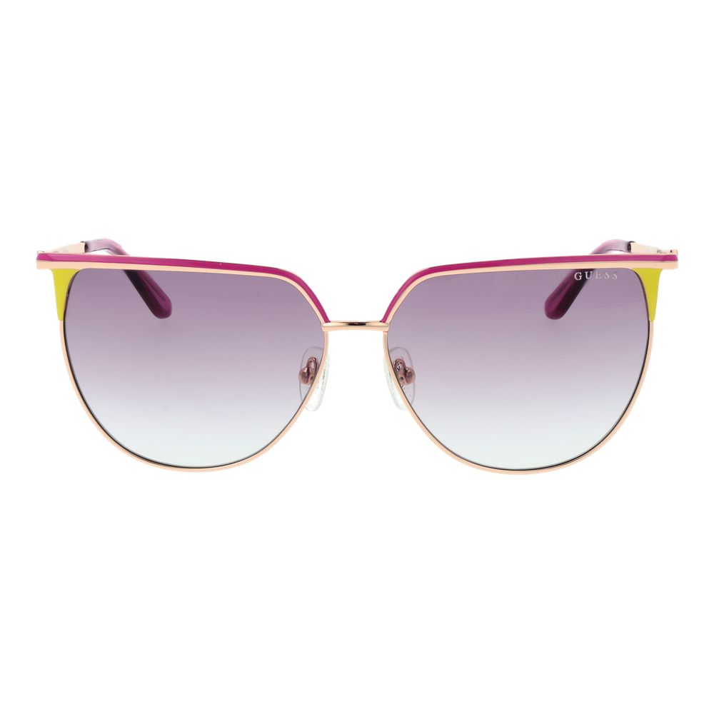 Guess Sonnenbrille aus Roségold-Metall