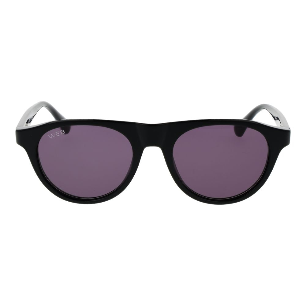 Web Schwarze Sonnenbrille aus Kunststoff