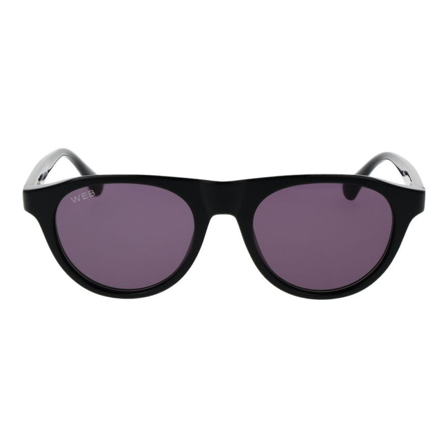 Web Schwarze Sonnenbrille aus Kunststoff