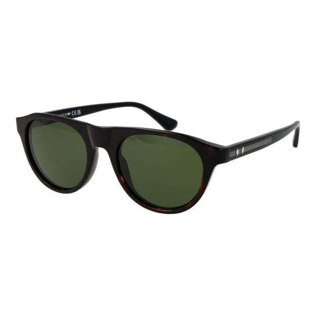 Web Sonnenbrille aus braunem Kunststoff