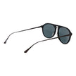 Web Schwarze Sonnenbrille aus Titan