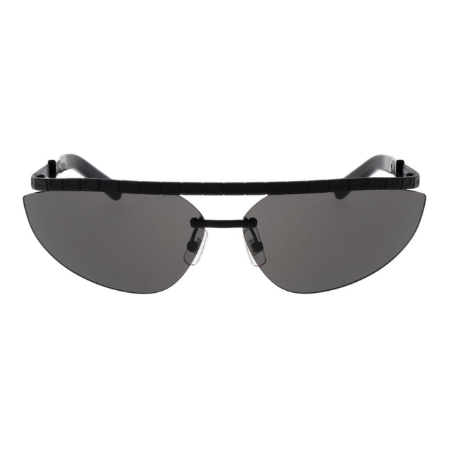 GCDS Schwarze Sonnenbrille aus Metall