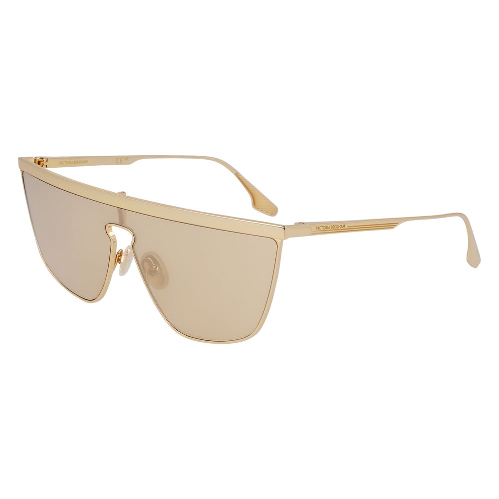 Victoria Beckham Sonnenbrille aus Goldmetall