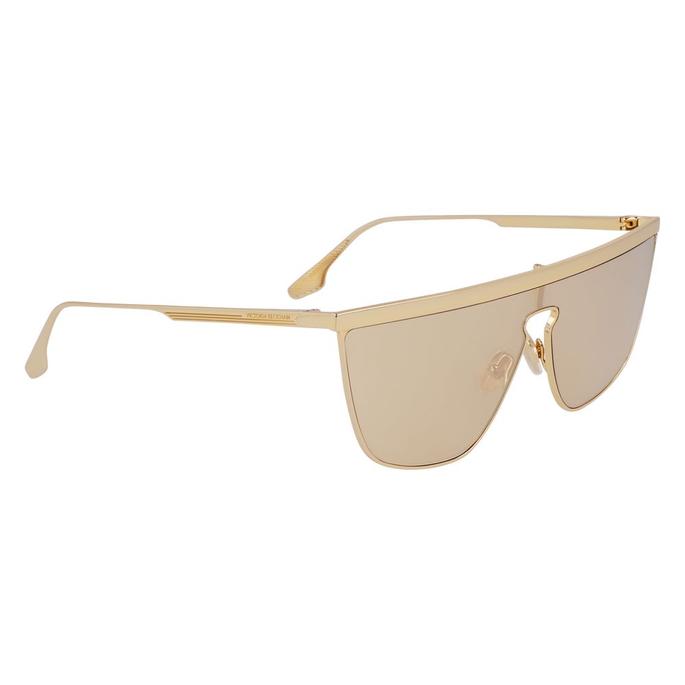 Victoria Beckham Sonnenbrille aus Goldmetall