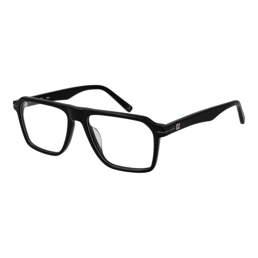 Fila Brille mit schwarzen Cellulose-Acetat-Gestellen