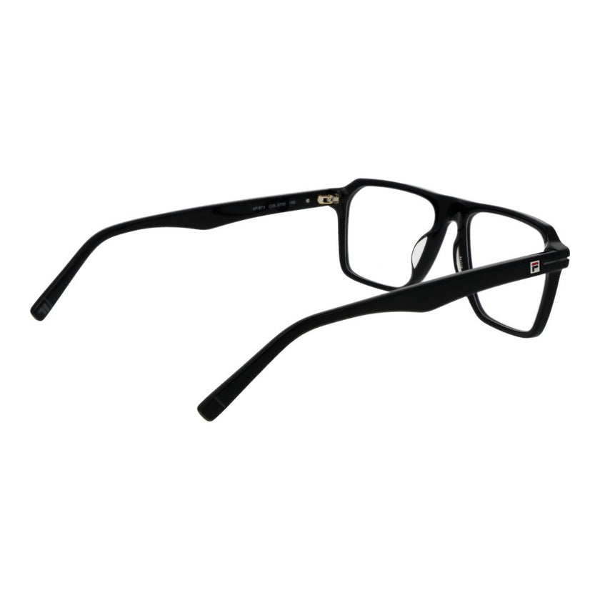 Fila Brille mit schwarzen Cellulose-Acetat-Gestellen
